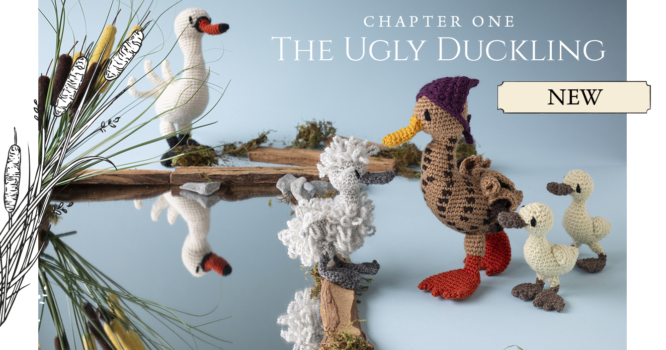 Animal Fables the ugly duckling story crochet fairy tale chapter one